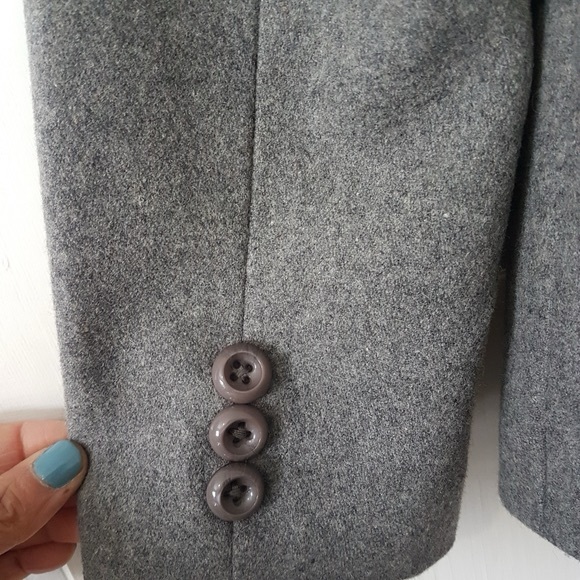 Heartloom Mackie Wool Blend Ribbed Knit Lapel Jacket Blazer Sz S - Picture 11 of 15